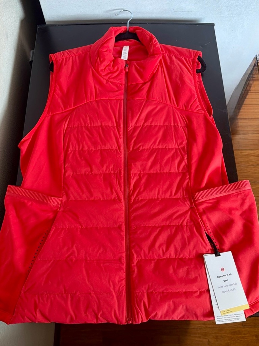 lululemon athletica Red Quilted Lightweight Vest